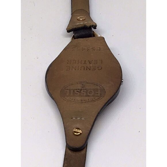 Authentic Fossil Watch Band Bracelet Links Case Use For Parts Used 8mm V818 - Picture 6 of 7